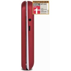 DORO 6040 Red - User-Friendly Mobile Phone with Big Buttons & Easy Navigation - Perfect for Seniors!